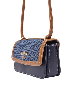 Borsa Liu Jo donna in denim jacquard e logo in DONNA