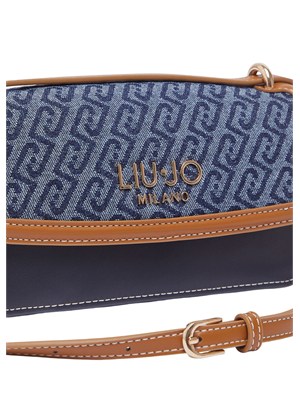 Borsa Liu Jo donna in denim jacquard e logo in DONNA