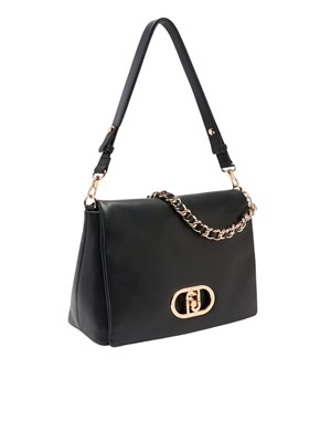 Borsa LaPuffy grande Liu Jo ecopelle nera in DONNA