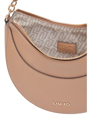 Borsa hobo media Liu Jo in ecopelle cammello in DONNA