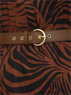 Abito MSTWEST Max Mara Studio in cotone marrone in DONNA