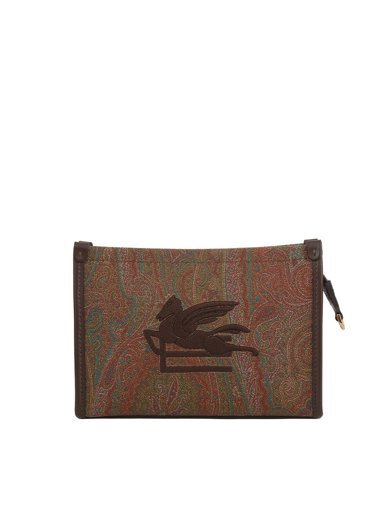 Borsa pouch Etro donna Paisley jacquard