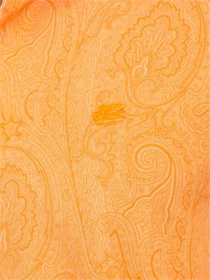 Polo Etro uomo fantasia Paisley arancione in UOMO