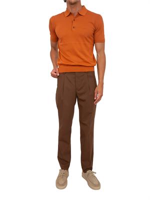 Polo a maniche corte Etro uomo arancione in UOMO
