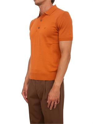 Polo a maniche corte Etro uomo arancione in UOMO