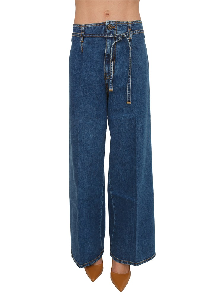 Jeans Etro donna in denim blu