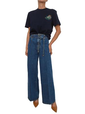 Jeans Etro donna in denim blu in DONNA