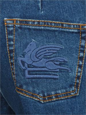 Jeans Etro donna in denim blu in DONNA