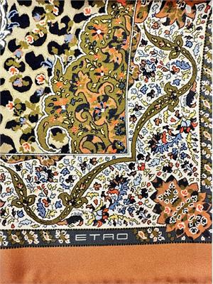 Foulard Etro stampa Paisley in seta in DONNA