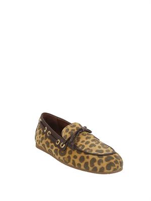 Mocassini Etro donna in pelle scamosciata animalier in DONNA