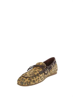 Mocassini Etro donna in pelle scamosciata animalier in DONNA