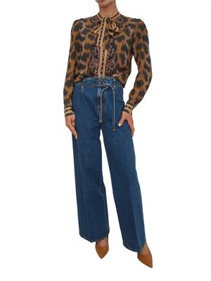 Camicia Etro donna in viscosa animalier in DONNA
