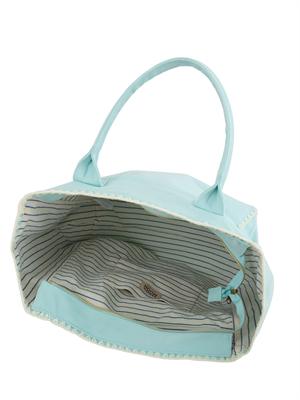 Borsa shopper Banana Moon cotone acquamarina in DONNA