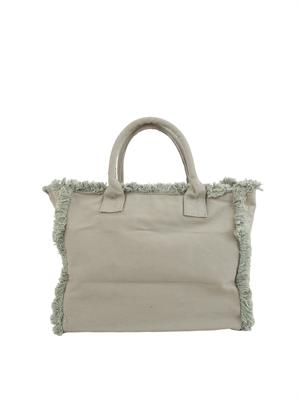 Borsa shopper verde Banana Moon bordi sfrangiati in DONNA