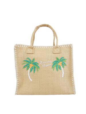 Borsa shopper Banana Moon in rafia beige in DONNA