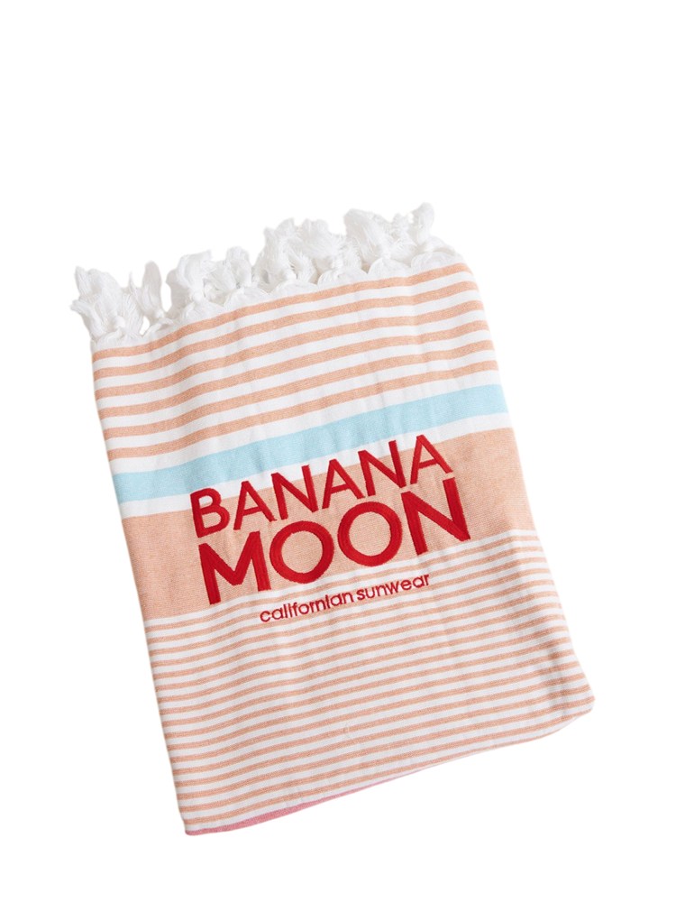 Telo mare Banana Moon in spugna rosa