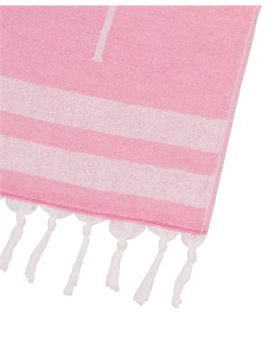 Telo mare Banana Moon fucsia con palme in DONNA