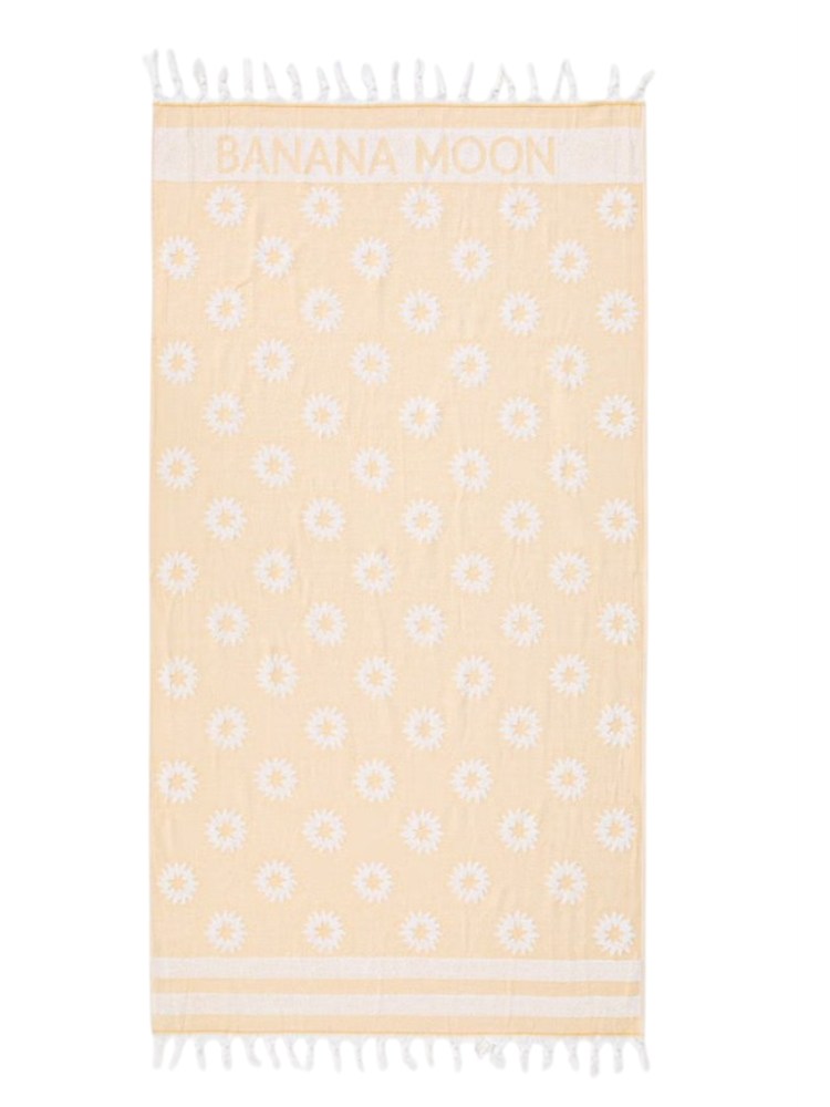 Telo mare Banana Moon giallo con palme
