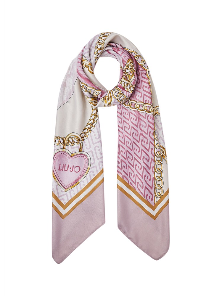 Foulard grande Liu Jo donna rosa antico