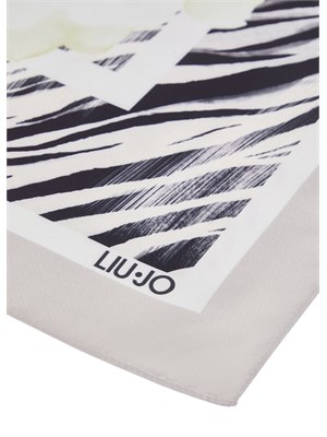 Foulard tortora Liu Jo donna stampa fiore in DONNA