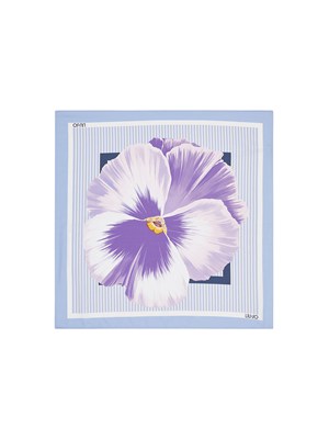 Foulard viola Liu Jo donna stampa fiore in DONNA