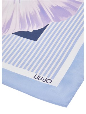 Foulard viola Liu Jo donna stampa fiore in DONNA