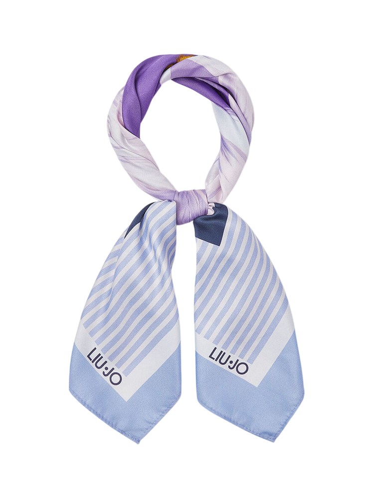 Foulard viola Liu Jo donna stampa fiore