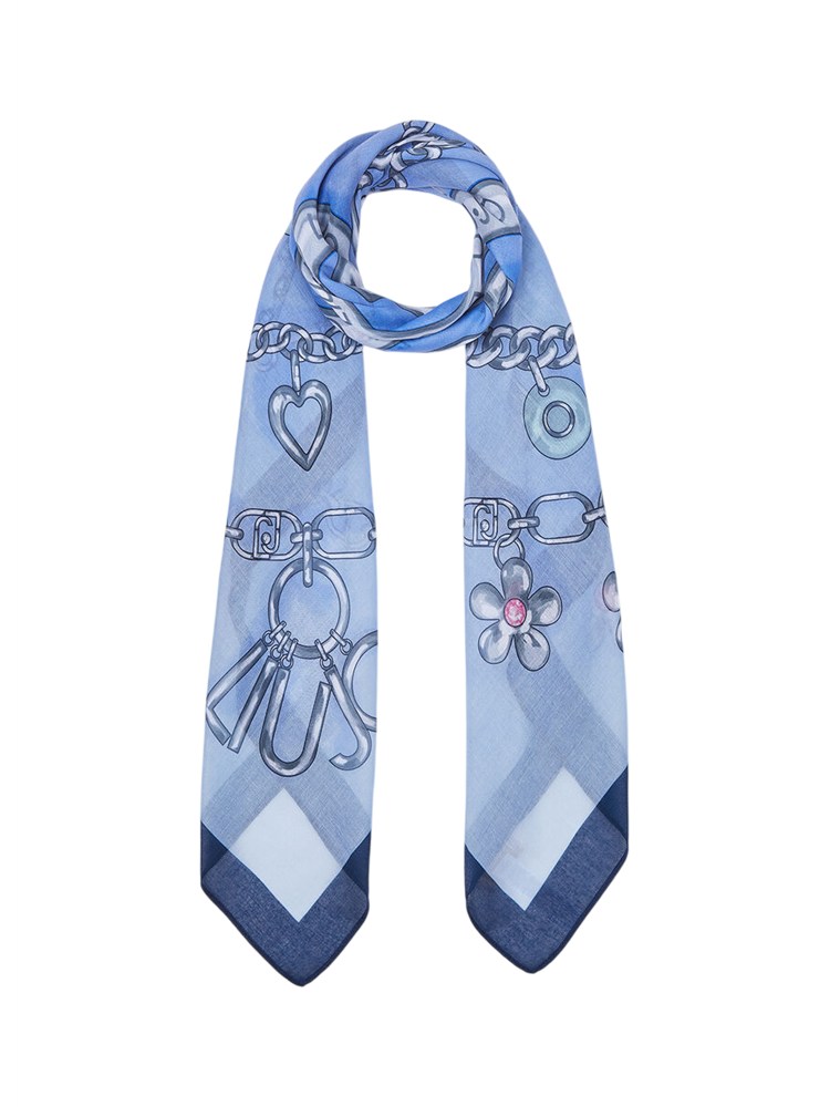 Foulard grande blu Liu Jo donna