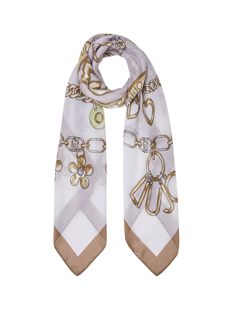 Foulard grande beige Liu Jo donna