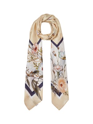 Foulard arancione Liu Jo donna fantasia fiori in DONNA