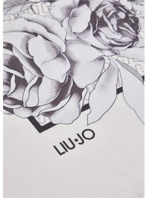 Foulard grande Liu Jo donna bianco e nero in DONNA
