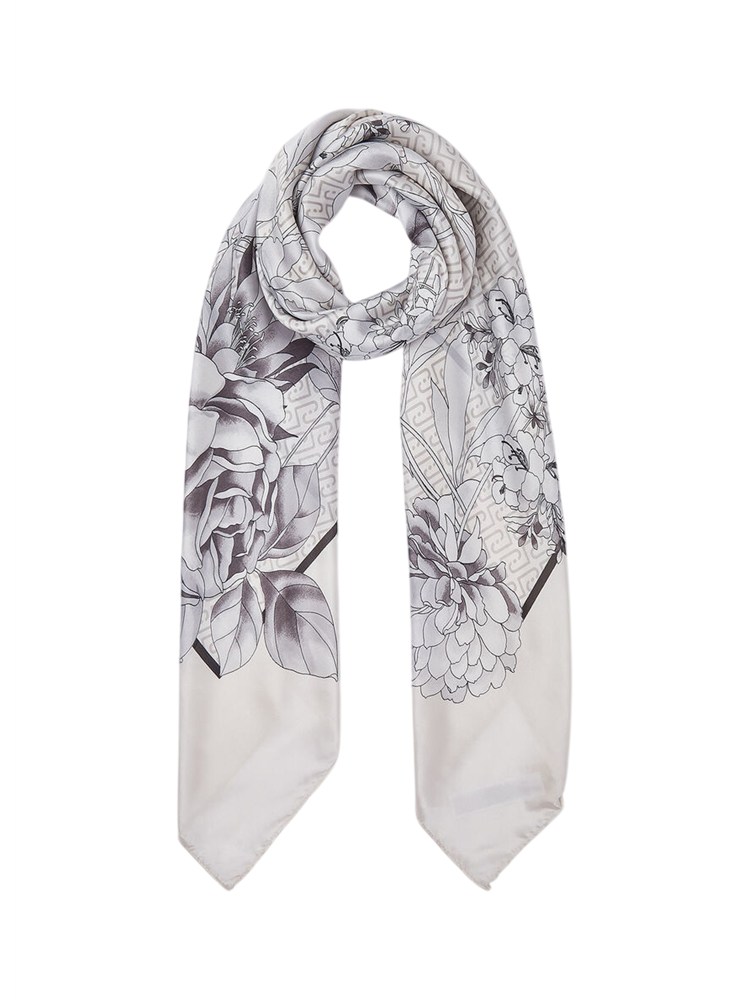 Foulard grande Liu Jo donna bianco e nero