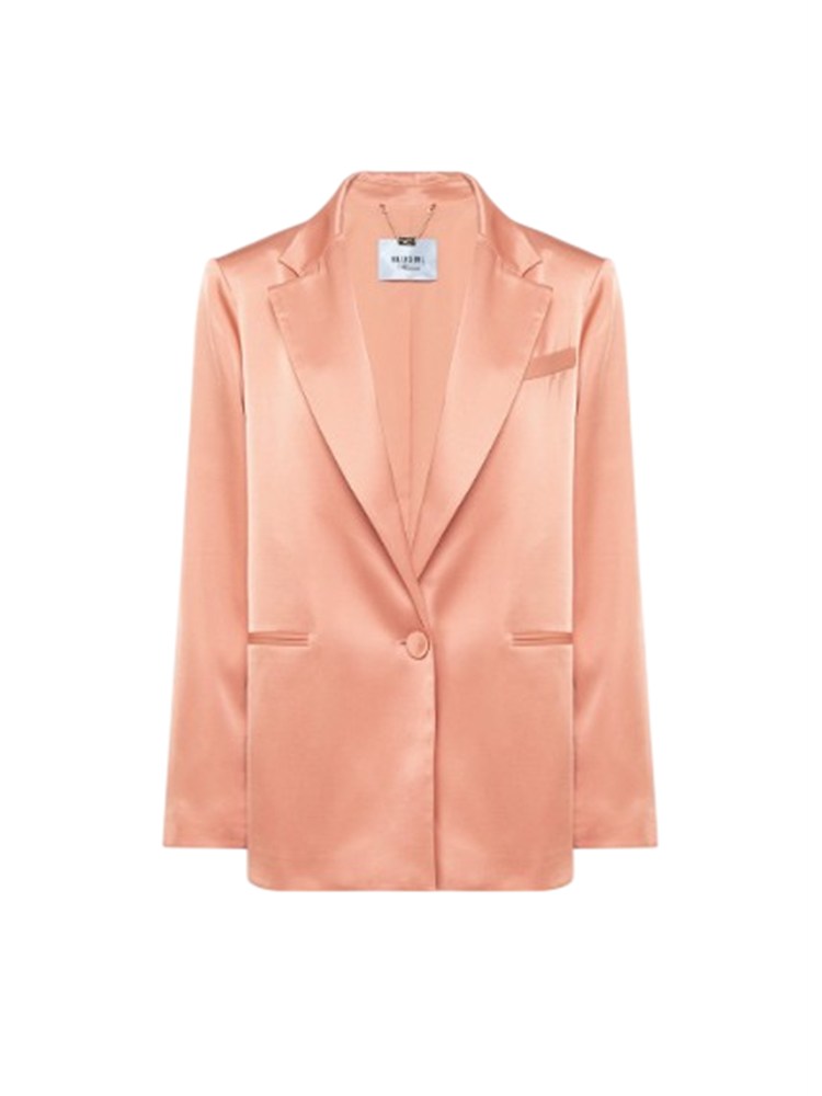 Giacca Blugirl in raso di viscosa rosa