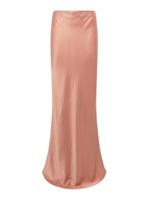 Gonna lunga Blugirl in raso di viscosa rosa in DONNA