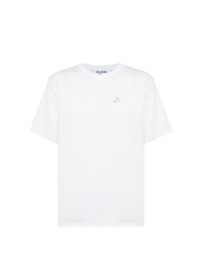 T-shirt Blugirl in cotone bianca in DONNA