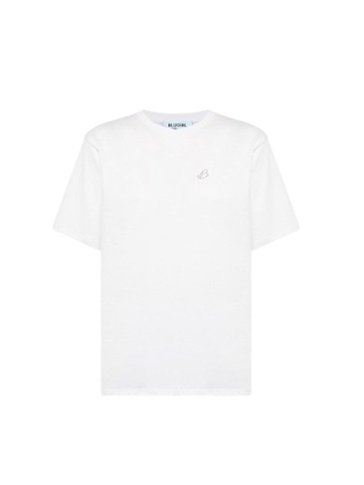 T-shirt Blugirl in cotone bianca
