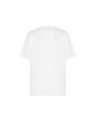 T-shirt Blugirl in cotone bianca in DONNA