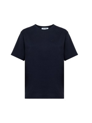 T-shirt Blugirl in cotone blu in DONNA