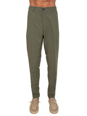 Pantalone Picasso Siviglia uomo misto viscosa e lino verde in UOMO