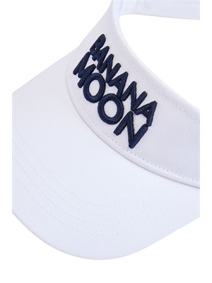 Visiera Banana Moon in cotone bianco in DONNA