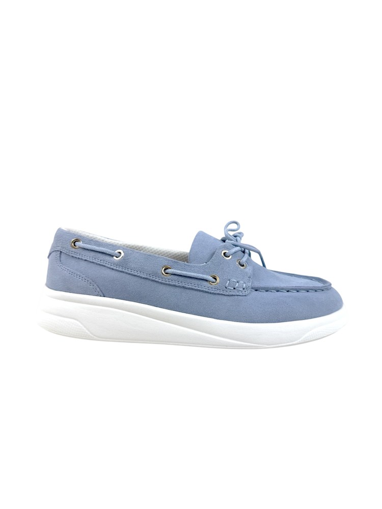 Mocassini celesti Liu Jo donna in suede