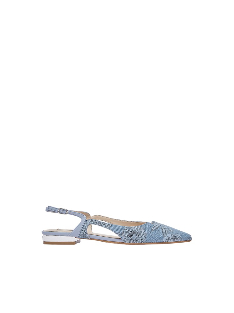 Ballerine slingback Liu Jo in denim floreale