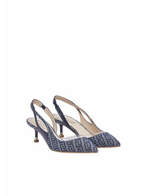 Slingback Liu Jo donna in denim jacquard in DONNA