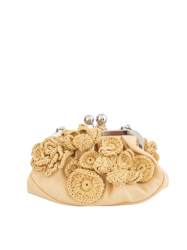 Pasticcino Bag small Max Mara Weekend in rafia beige