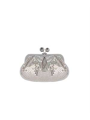 Clutch Pasticcino Lama Max Mara Weekend con strass in DONNA