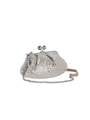 Clutch Pasticcino Lama Max Mara Weekend con strass in DONNA