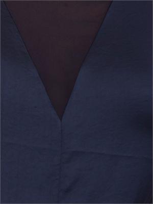Blusa Clinton Kocca in viscosa blu in DONNA