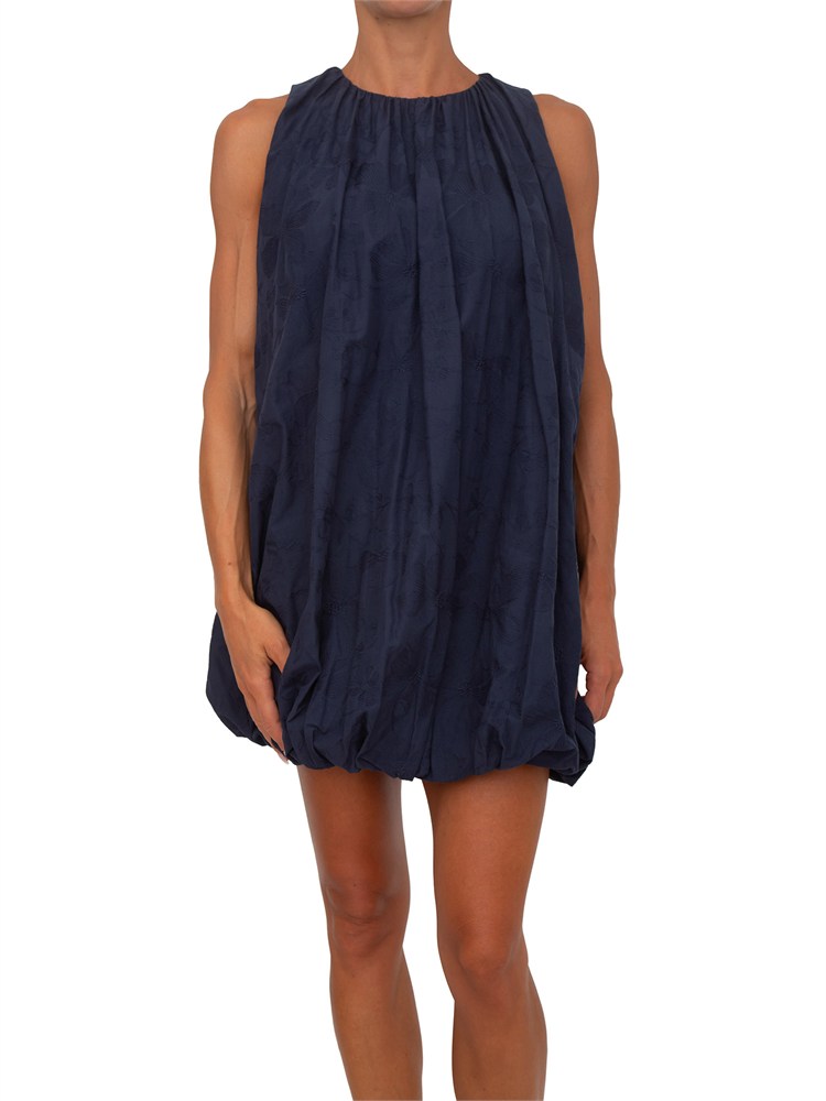 Abito corto Niobe Kocca in cotone blu