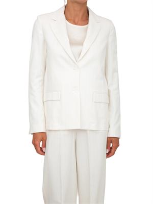 Giacca sartoriale Mirari Kocca tessuto panna in DONNA