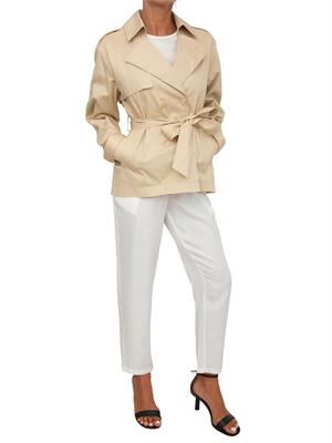 Giacca Frank Kocca in cotone beige in DONNA